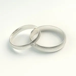 BRONSE gold diamond dress wedding rings - Yin-Yang harmony Thumbnail