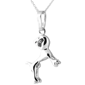 BANDE original silver pendant with the dog figure Thumbnail