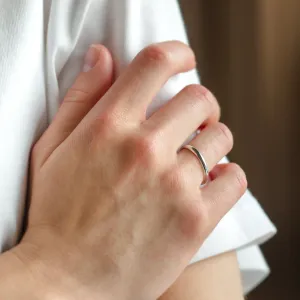 D-SHAPE wedding red gold rings ALASKA Thumbnail