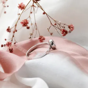 Silver ring with a zircon ORELIA Thumbnail