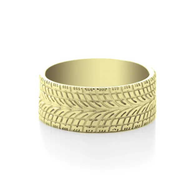 Unusual wedding rings with unique finish BRUGATA Image