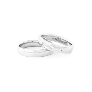 Gold wedding rings with diamonds SKIEN Thumbnail