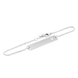 Silver bar bracelet with custom engraving REMA Thumbnail
