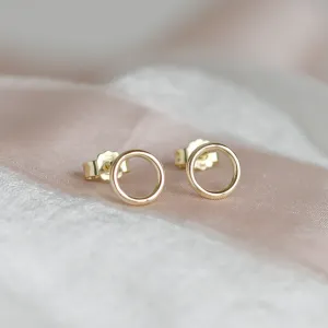 Gold karma earrings USKE Thumbnail