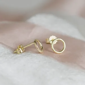 Gold karma earrings USKE Thumbnail
