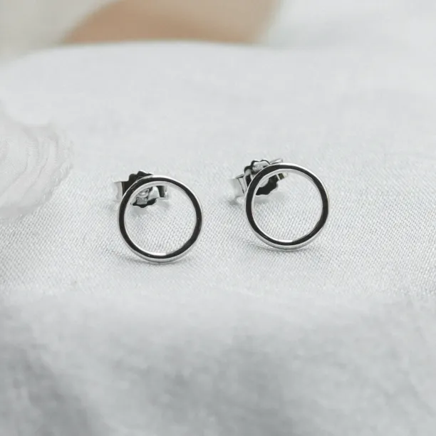 Gold karma earrings USKE Image