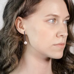 Gold earrings with pearls - Hakkola  Thumbnail