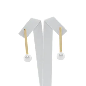 Gold earrings with pearls - Hakkola  Thumbnail