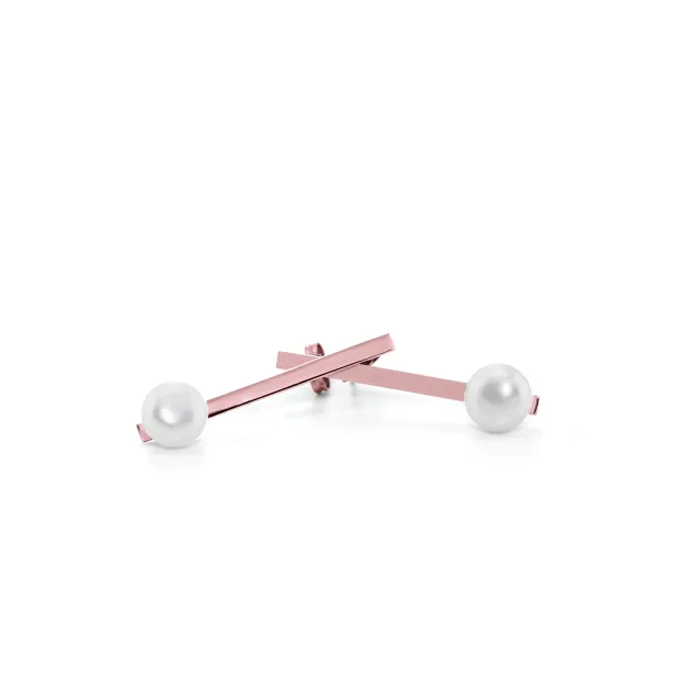 Gold earrings with pearls - Hakkola  Image