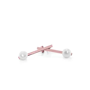 Gold earrings with pearls - Hakkola  Thumbnail