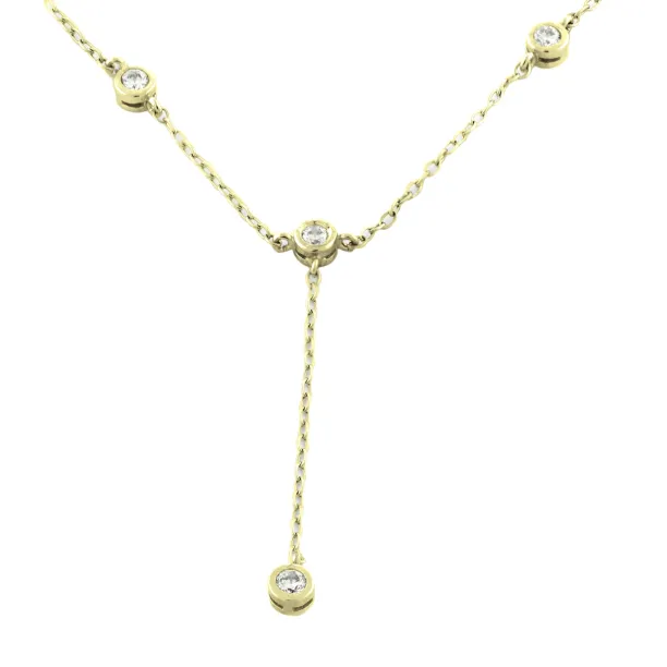 Gold necklace with diamonds ARSA Image