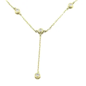 Gold necklace with diamonds ARSA Thumbnail