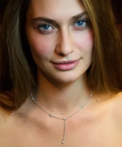 Gold necklace with diamonds ARSA Thumbnail