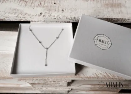 Gold necklace with diamonds ARSA Thumbnail