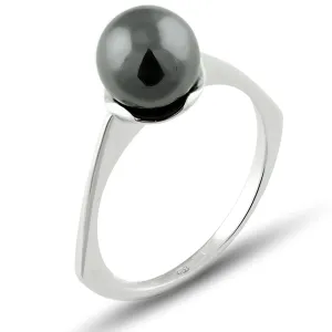 Gold ring with hematite - Fia Thumbnail