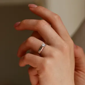 Engagement ring with diamond 0.33ct HEIM Thumbnail