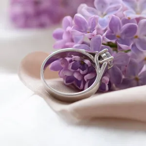 Engagement ring with diamond 0.33ct HEIM Thumbnail