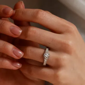 Vintage ring with zirkons OSLO Thumbnail