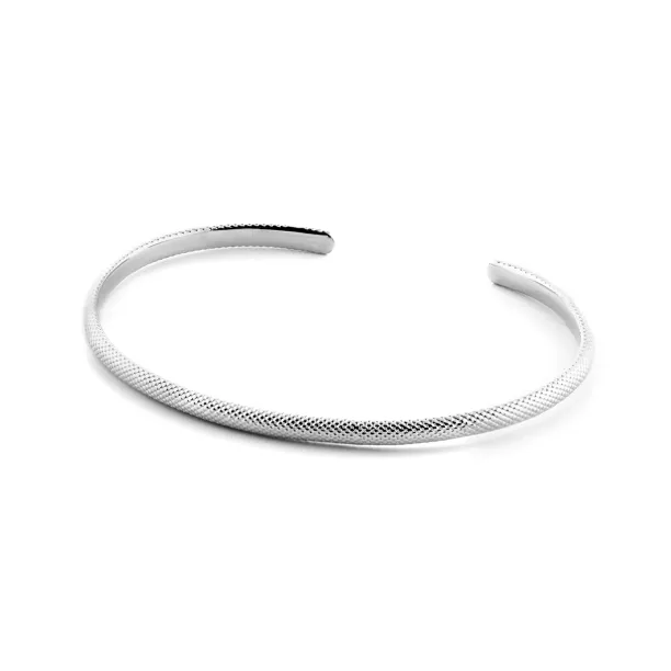 Simple sterling silver bangle bracelet TROMSO Image