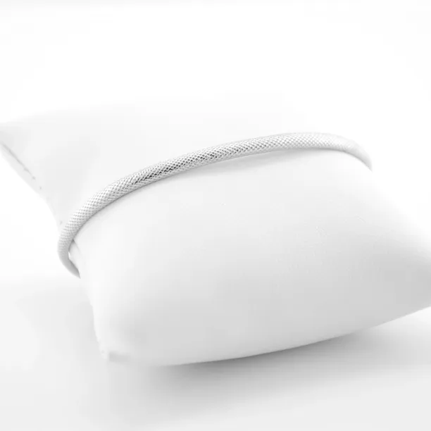 Simple sterling silver bangle bracelet TROMSO Image