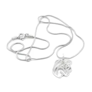 Unique sterling silver pendant Mother and child MOMMY Thumbnail