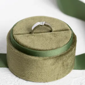 Gold engagement ring with 0.25 ct diamond MOVIK Thumbnail