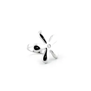 Original flowers sterling silver or gold ring with diamond ALVDAL Thumbnail