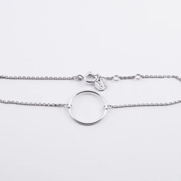 Minimalist sterling silver bracelet KARME Image