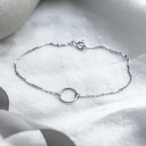Minimalist sterling silver bracelet KARME Thumbnail