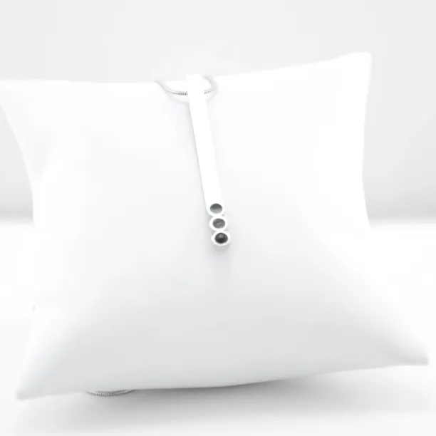 Sterling silver enamel bar necklace VAVEN Image