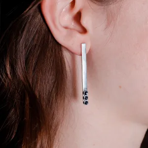  Original ellipsis stud earrings VERU Thumbnail