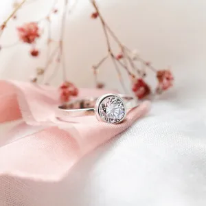 Engagement ring with moissanit ORELIA Thumbnail