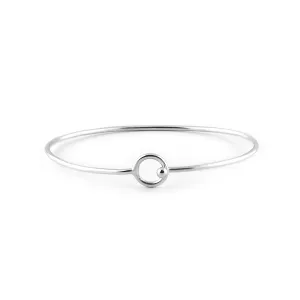 Sterling Silver open cuff bracelet FARET Thumbnail