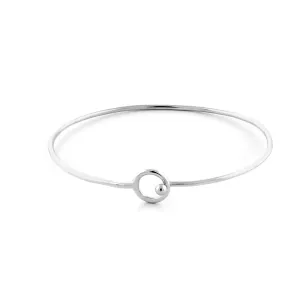 Sterling Silver open cuff bracelet FARET Thumbnail