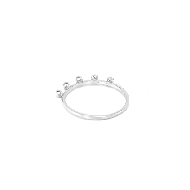 Minimalist sterling silver ring FANO Image