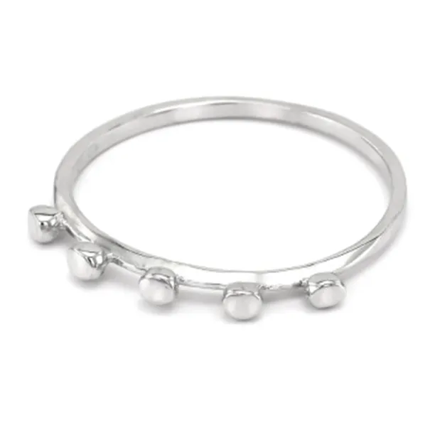 Minimalist sterling silver ring FANO Image