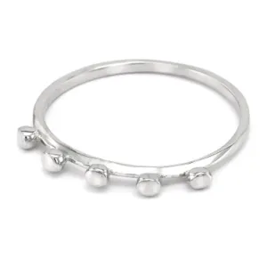 Minimalist sterling silver ring FANO Thumbnail