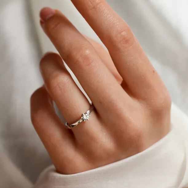 Engagement diamond ring 0.16ct  FISKA Image