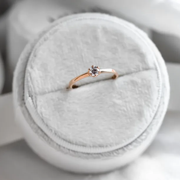 Engagement diamond ring 0.16ct  FISKA Image