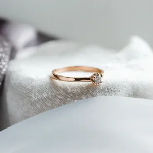 Engagement diamond ring 0.16ct  FISKA Thumbnail