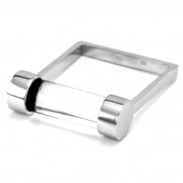 Exclusive Fuse Sterling Silver ring with Light Rhinestone  Image