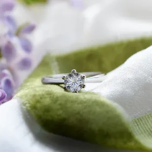 Luxury engagement ring with 0.5ct lab grown diamond OLLA Thumbnail