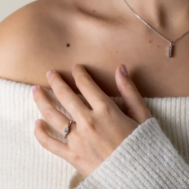 Lab grown diamond engagement ring DOROTHEA Image