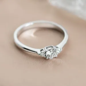 Lab grown diamond engagement ring DOROTHEA Thumbnail