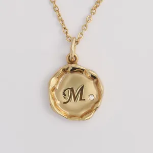 Personalised diamond necklace COLETTE