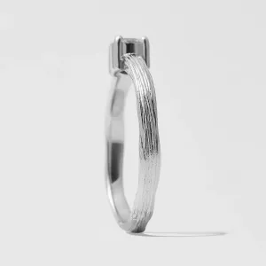 Unusual lab grown diamond engagement ring BRITTANY Thumbnail