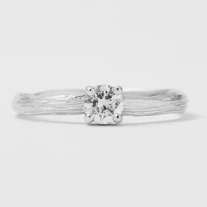 Unusual lab grown diamond engagement ring BRITTANY Thumbnail