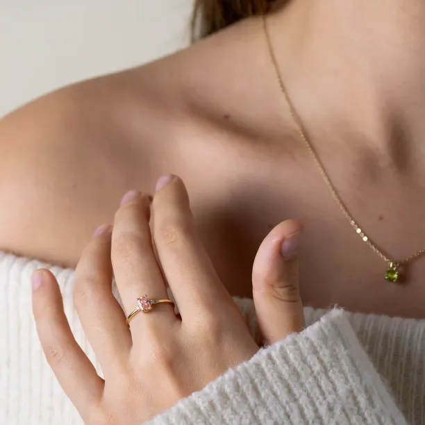 Romantic lab grown diamond ring ARCTELIA Image