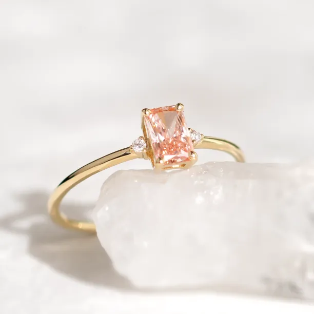 Romantic lab grown diamond ring ARCTELIA Image