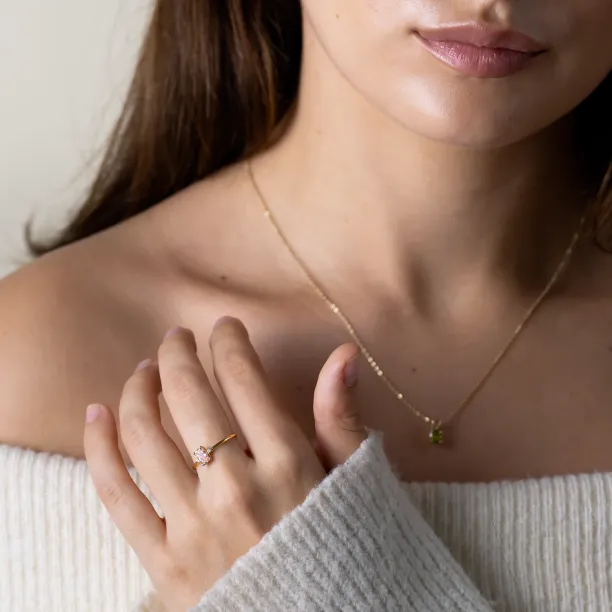 Romantic lab grown diamond ring ARCTELIA Image